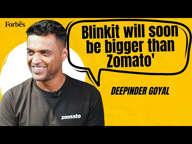 'In a few months, Blinkit will be bigger than Zomato': Deepinder Goyal
