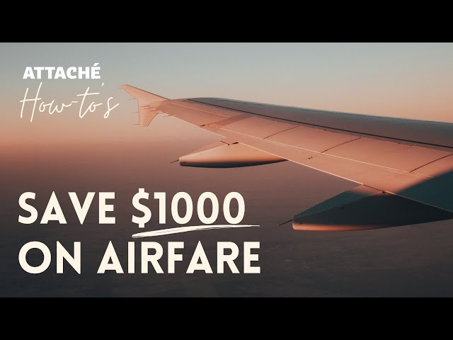 How to Save $1000 on Your Next Flight