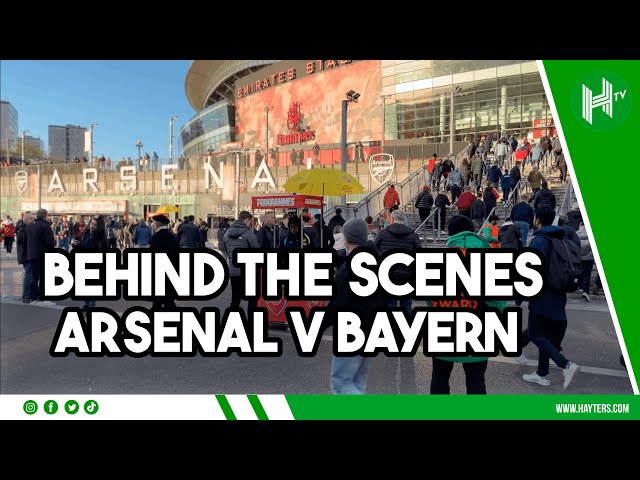 Behind the scenes | Arsenal v Bayern Munich | Champions League 🎬