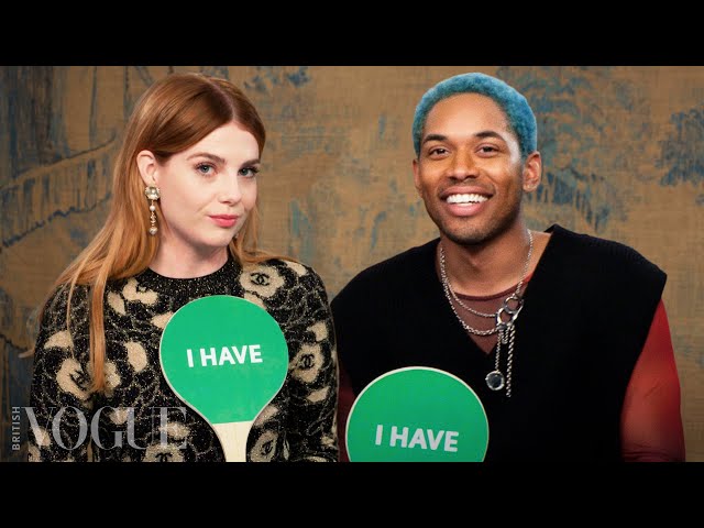 Lucy Boynton & Kelvin Harrison Jr Play ‘Never Have I Ever’ | Vogue Challenges