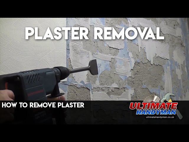How to remove plaster