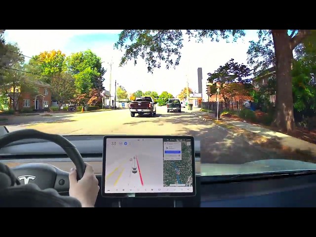 UNCUT: Tesla Self-Driving Beta on Urban Roads