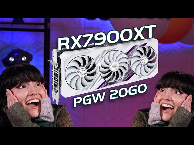STYLE AND POWER With ASRock AMD Radeon 7900 XT Phantom Gaming White GPU - Unbox This!