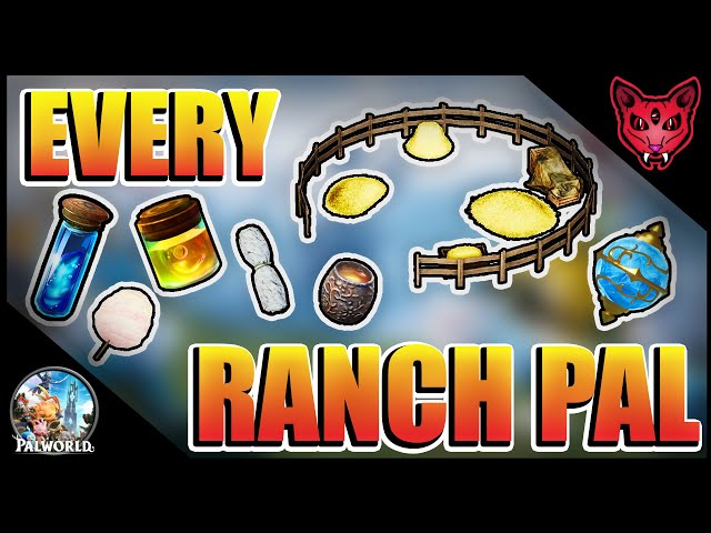 EVERY RANCH PAL *NEW UPDATE* | Palworld Tutorials