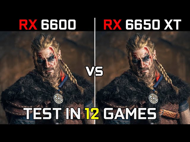 RX 6600 VS RX 6650 XT | Test in 12 Games | in 2022