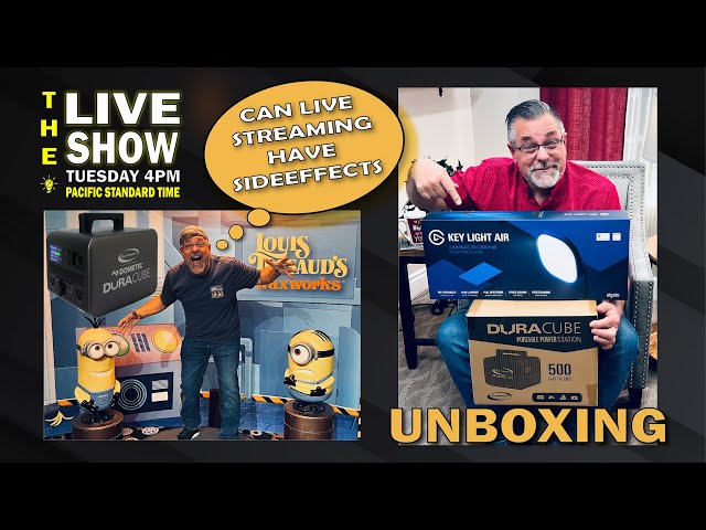 Go Power DURACUBE & ELGATO KEY LIGHT AIR Unboxing & My Streaming "SIDE-EFFECTS!"
