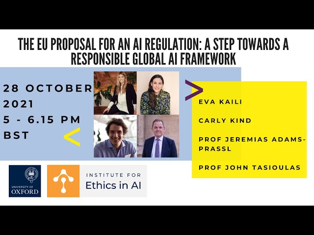 Ethics in AI Colloquium with Eva Kaili