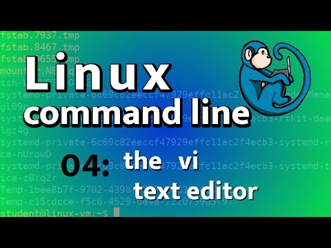 The vi text editor - basic intro - Linux Command Line tutorial for forensics