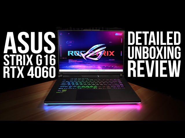 Asus Strix G16 Unboxing Review! 10+ Game Benchmarks, Fan Noise, Display, Thermals, Speakers, More!