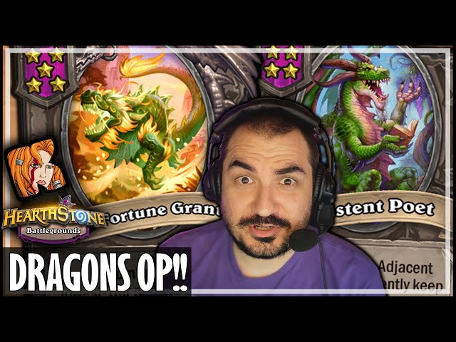 DRAGONS ARE ACTUALLY OP! - Hearthstone Battlegrounds Duos