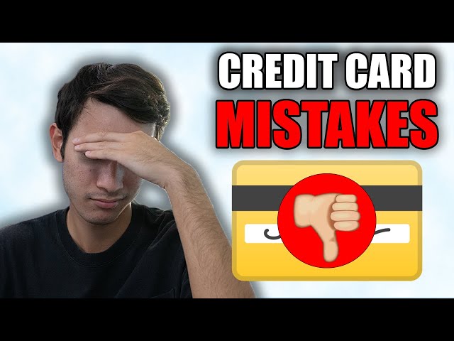 5 Credit Card MISTAKES to Avoid Now (Watch Out!)