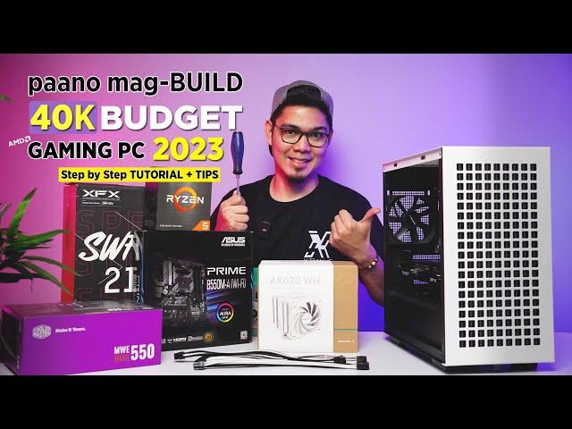 VLOG: paano mag-BUILD ng (AMD) ₱40K Budget GAMING PC (April 2023) [Step by Step Tutorial] Ph