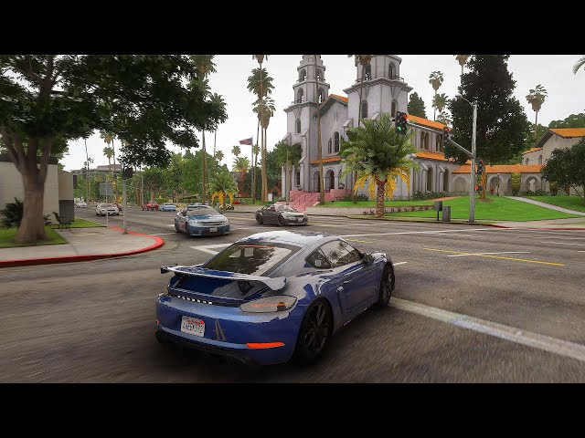 GTA5 Real Life Graphics Mod Combination With Realistic Vegetation And Props On Ultra RTX 3080 4K60FP