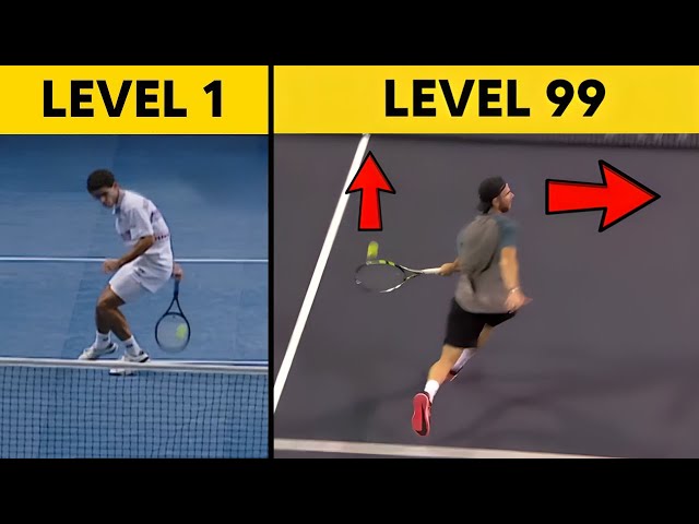 Tennis BADASS Skills From Level 1 to Level 100