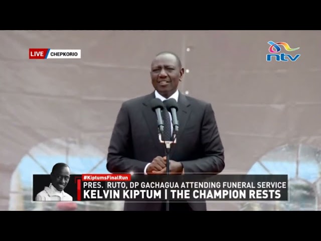 President Ruto: Govt will give Kelvin Kiptum's family another house