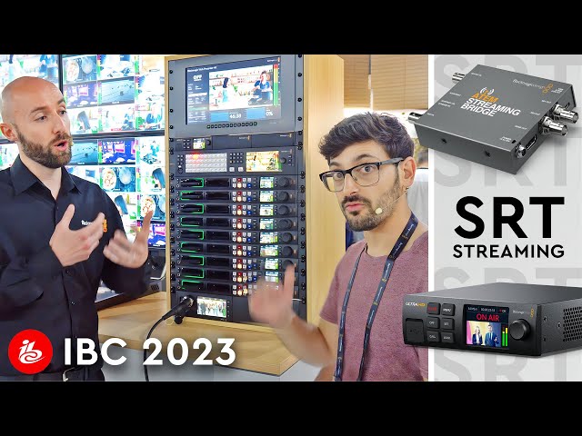 NEW Blackmagic SRT Streaming Update | Blackmagic Design at IBC2023