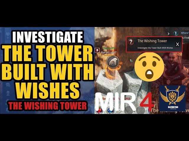 Investigate the Tower Built With Wishes "The Wishing Tower" Guide | MIR4 Request Walkthrough #MIR4