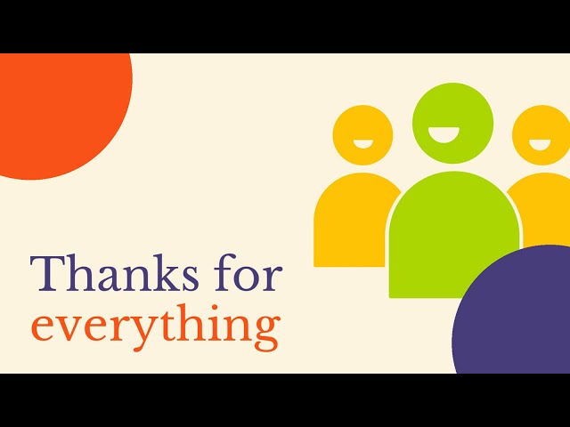 Thanks for Everything Video Template (Editable)