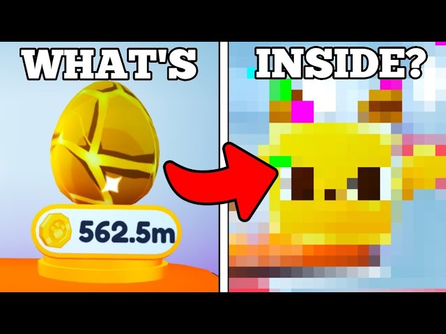 OPENING a $562,500,000 GOLDEN Magma Egg in Pet Simulator X (ROBLOX)