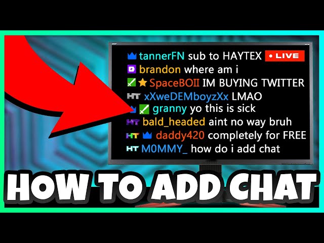 HOW TO ADD CHAT ON YOUR STREAM | OBS tutorial