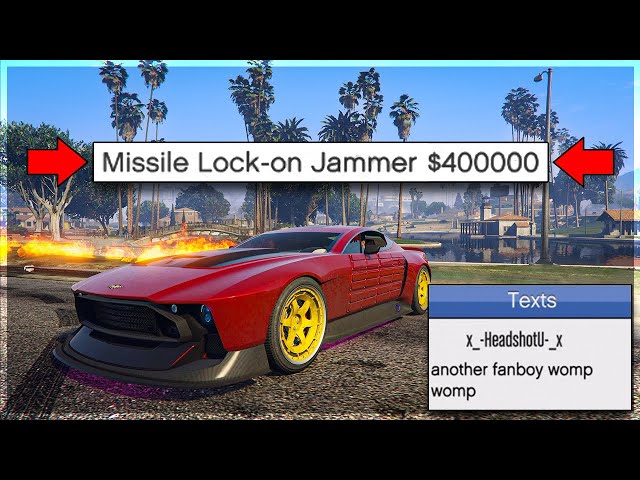 Trolling Angry Griefers With My Missile Lock-On Jammer on GTA Online!!
