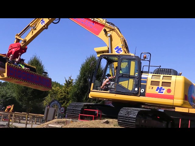 ⚙️ Mega Machines | Excavators | Cars for kids | Learning cars, trucks, excavators