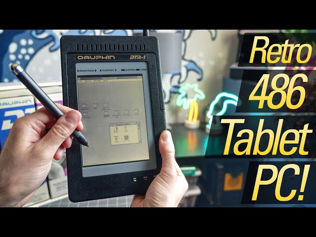 Dauphin DTR-1: The 486 Touchscreen PC from 1992!