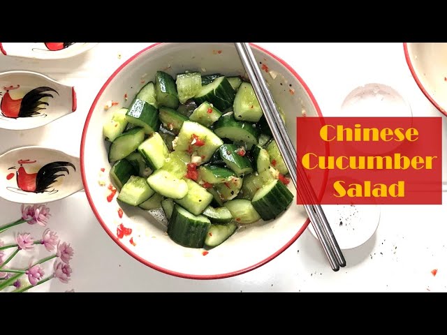 5 Minutes Garlic and Chili Cucumber Salad | 凉拌黄瓜 | 拍黄瓜 | Cucumber Salad with a Twist | Quick&Easy