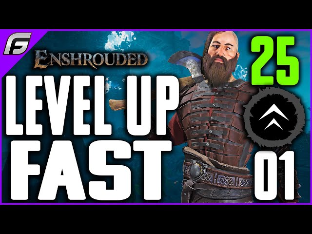Enshrouded HOW TO LEVEL UP FAST Guide - Best Early XP Boost Farm To Level 25 Fast and Easy