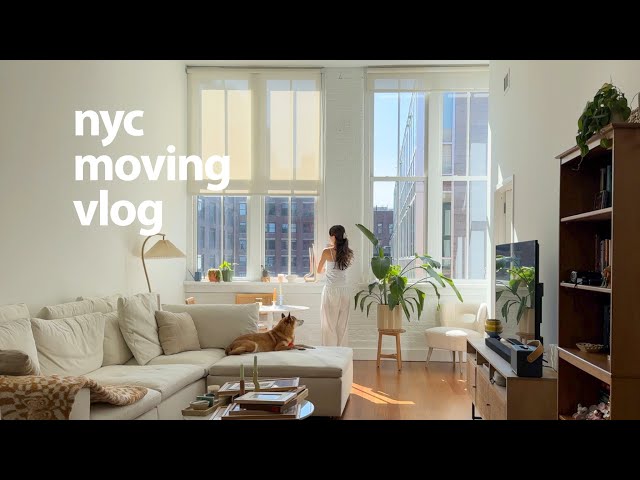 NYC Moving Vlog 2 | organizing and settling into my new apartment