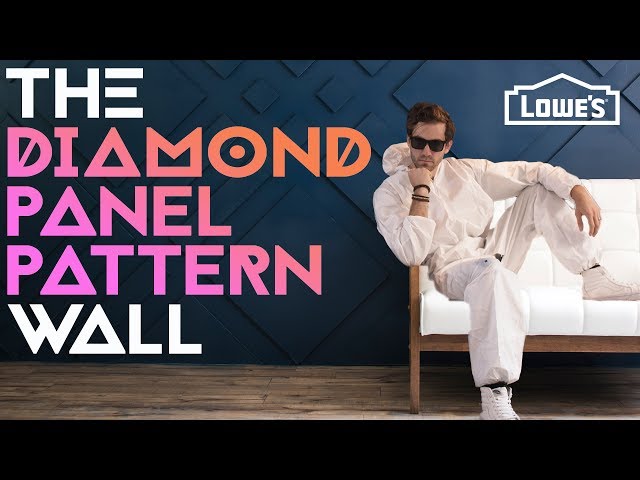 THE DIAMOND PANEL PATTERN WALL /// Experiment #001