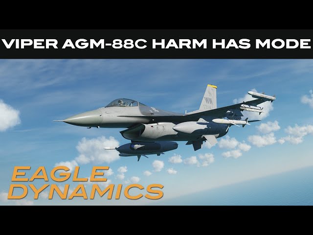 DCS: F-16C Viper - AGM-88C HARM in HAS Mode