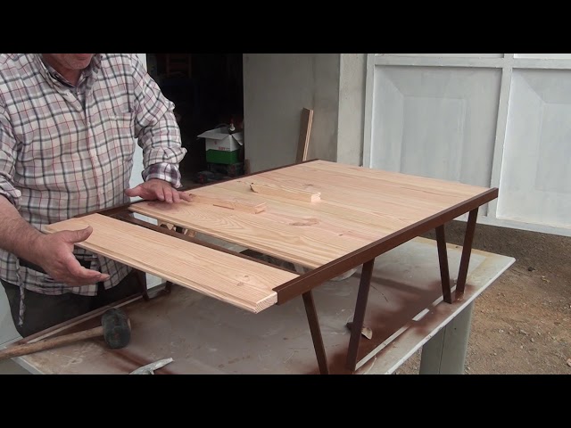 How to make an Iron and Wood Table