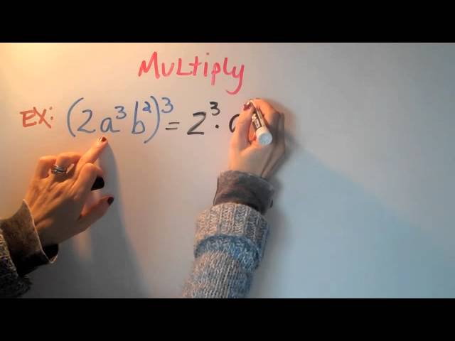 Multiplying and Dividing Monomials
