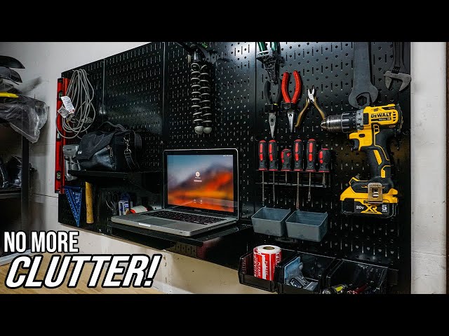 How To Install Pegboard To Organize Your Tools!