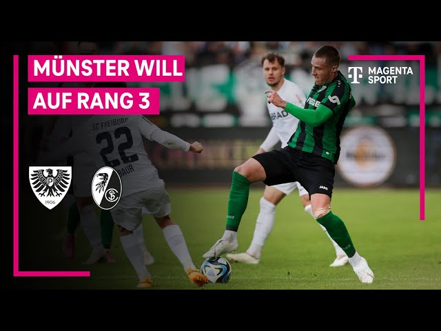 SC Preußen Münster - Sport-Club Freiburg II, Highlights mit Live-Kommentar | 3. Liga | MAGENTA SPORT
