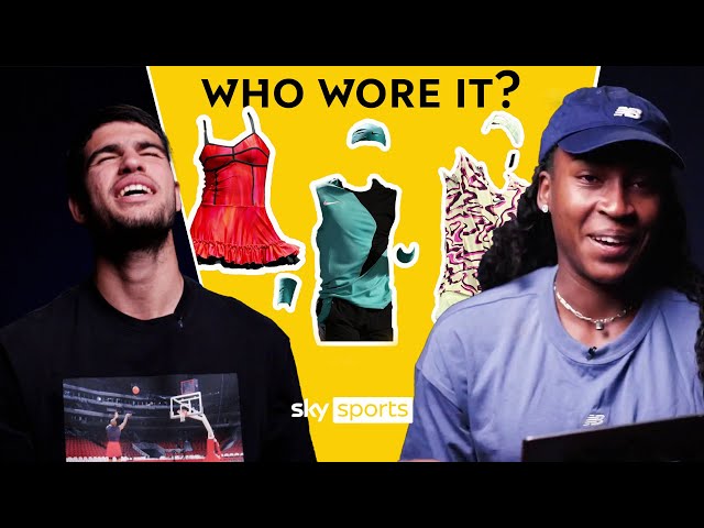 Alcaraz, Gauff, Sinner & more TAKE ON the who wore it challenge! 👗👕
