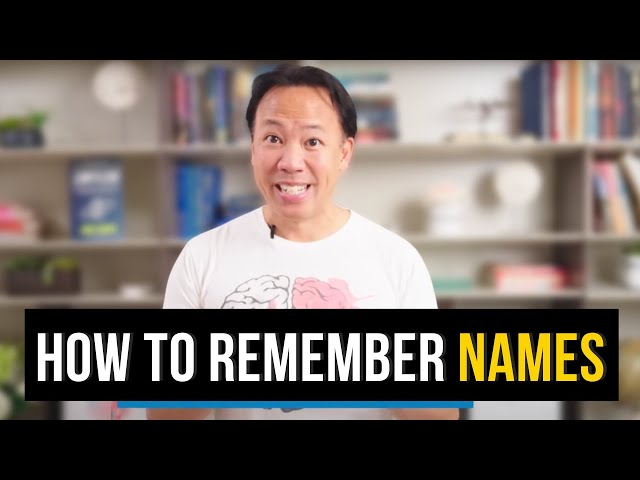 How to Remember People's Names: Memorize Names INSTANTLY | Jim Kwik