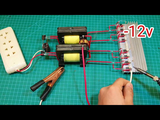 How to make a simple inverter 5000W,   creative prodigy #174