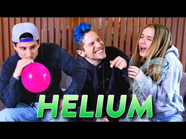 Helium Challenge mit Wasser Bestrafung | Mit Julia Beautx & Julien Bam
