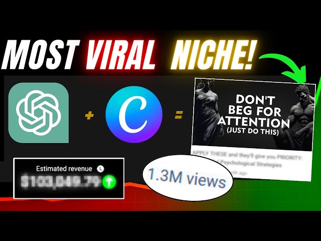 I Found The Most Viral FACELESS YOUTUBE NICHE! (Easy Made with AI)