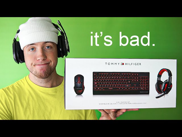 Tommy Hilfiger released a "Gaming Kit"...