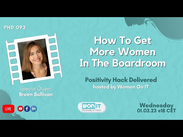 How To Get More Women In The Boardroom