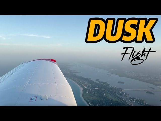 A Beautiful DUSK Flight
