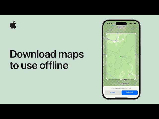 How to download maps to use offline on iPhone and iPad | Apple Support