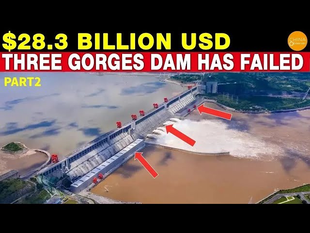$28.3 Billion USD Three Gorges Dam Has Failed | Tofu Dreg Construction Quality |Drought & Flood  (2)