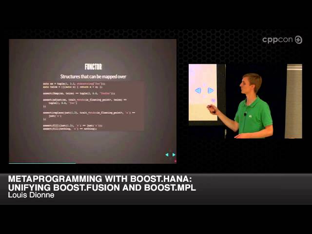 CppCon 2014: Louis Dionne "Metaprogramming with Boost.Hana: Unifying Boost.Fusion and Boost.MPL"