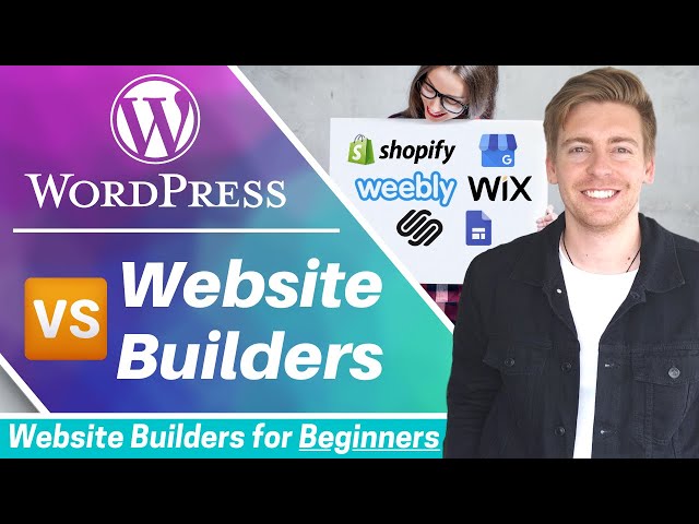 BEST Website Builder for Beginners | Wordpress Vs Website Builders