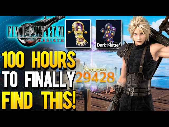 Almost 100 Hours To Discover These in Final Fantasy 7 Rebirth! Amazing One Shot Gear & Materia