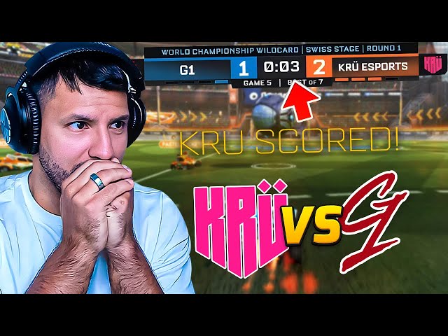 Reacción a KRÜ en el mundial de ROCKET !! KRÜ vs G1 | Rocket League World Championship | Round 1